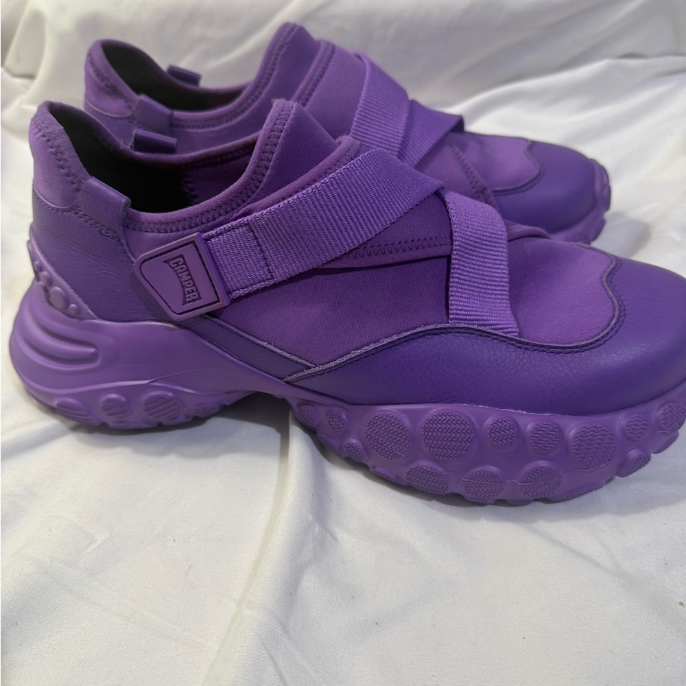 Camper New PELOTAS MARS Purple Textile/Leather Sneaker for Women Size 11 - Picture 3 of 8